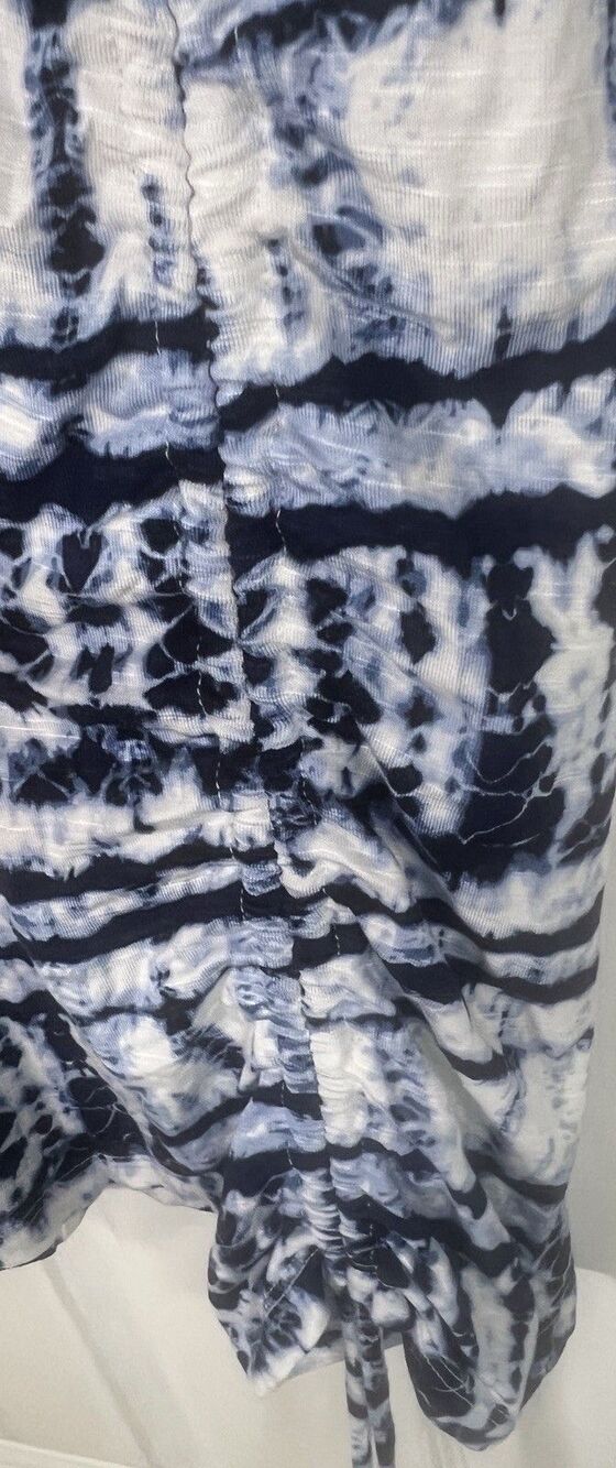 Lane Bryant Tank Maxi Boho Stretch Summer Dress Blue w/Pockets Size 22/24 NWT - Picture 8 of 16